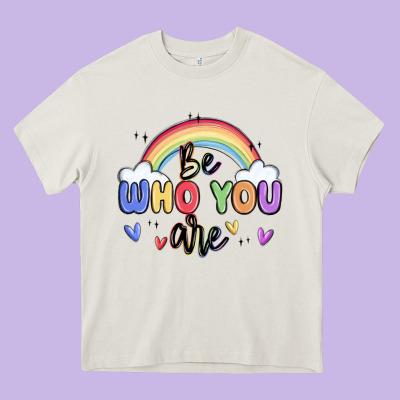 Be Who You Are Heavy Core Tee Designed By Maliassmallbusiness
