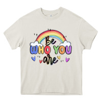 Cream be who you are Heavy Core Tee - MaliasSmallBusiness