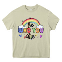 Mossy be who you are Heavy Core Tee - MaliasSmallBusiness