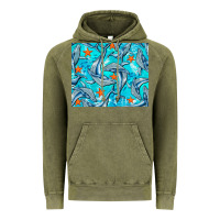 Vintage Olive humpback whale mousepad Vintage Hoodie - BarkalooDesign