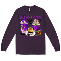 Plum Hocus Pocus I Need Coffee to Focus Long Sleeve Tee - texasbilliewilder