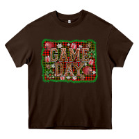 Chocolate Brown game day christmas Heavy Core Tee - AdoDesignShop