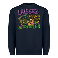 Navy laissez les bons temps rouler Heavyweight Sweatshirt - CowGirlArtShop