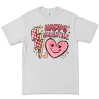 Dove Grey happy valentine heart Premium Tee - MaliasSmallBusiness
