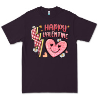 Plum happy valentine heart Premium Tee - MaliasSmallBusiness