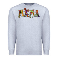 Heather Grey halloween mama Premium Sweatshirt - BundleAndBundleShop