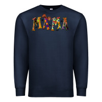 Navy halloween mama Premium Sweatshirt - BundleAndBundleShop