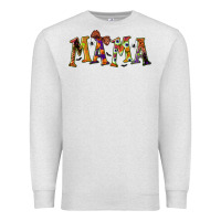 Oatmeal Heather halloween mama Premium Sweatshirt - BundleAndBundleShop