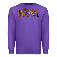 Purple halloween mama Premium Sweatshirt - BundleAndBundleShop