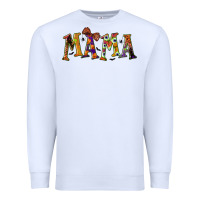 White halloween mama Premium Sweatshirt - BundleAndBundleShop