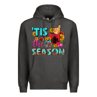 Charcoal Heather tis the season football coffee mug Premium Hoodie - FaDigitalArtStudio