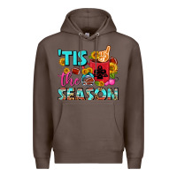 Coffee tis the season football coffee mug Premium Hoodie - FaDigitalArtStudio