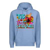 Colony Blue tis the season football coffee mug Premium Hoodie - FaDigitalArtStudio