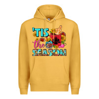 Mustard tis the season football coffee mug Premium Hoodie - FaDigitalArtStudio