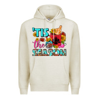 Oatmeal Heather tis the season football coffee mug Premium Hoodie - FaDigitalArtStudio
