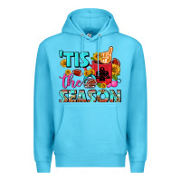 Ocean Blue tis the season football coffee mug Premium Hoodie - FaDigitalArtStudio