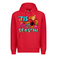 Red tis the season football coffee mug Premium Hoodie - FaDigitalArtStudio