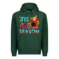 Sports Green tis the season football coffee mug Premium Hoodie - FaDigitalArtStudio