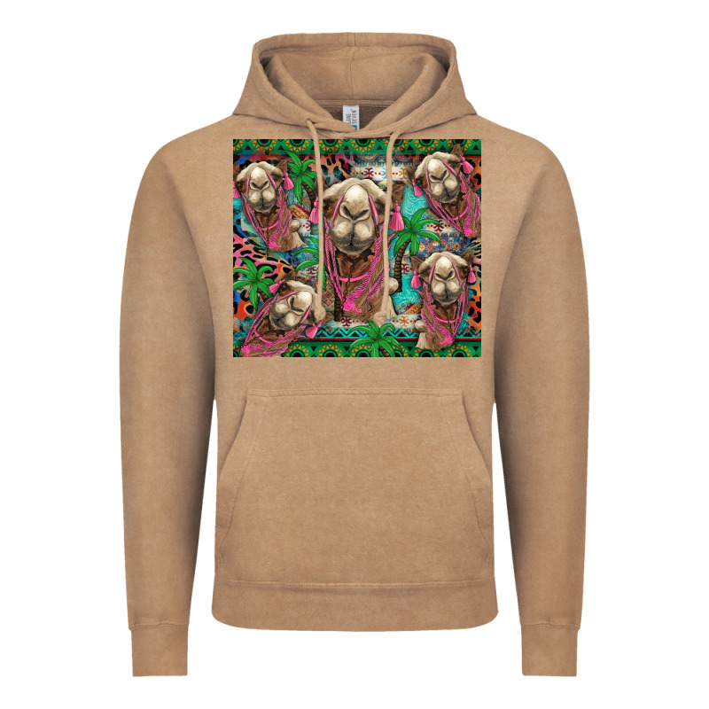 Camel Face Vintage Hoodie by BarkalooDesign | Teevron