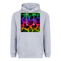 Heather Grey colorful cow seamless pattern Heavyweight Hoodie - BundleAndBundleShop