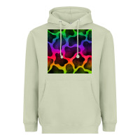 Matcha colorful cow seamless pattern Heavyweight Hoodie - BundleAndBundleShop