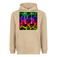 Mushroom colorful cow seamless pattern Heavyweight Hoodie - BundleAndBundleShop
