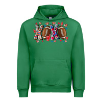 Emerald Xox Football Urban Hoodie - CowhideDigitalArt