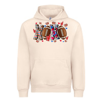 Sandshell Xox Football Urban Hoodie - CowhideDigitalArt