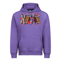 Tulip Xox Football Urban Hoodie - CowhideDigitalArt