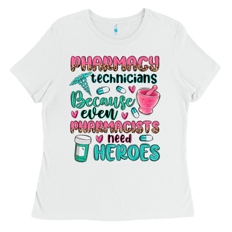 Pharmacy Technicians Ladies Tee by MaliasSmallBusiness | Teevron