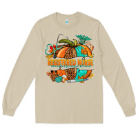 Mushroom registered nurse pumpkin Long Sleeve Tee - NancyCooperArtShop