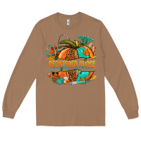 Toasted Coconut registered nurse pumpkin Long Sleeve Tee - NancyCooperArtShop