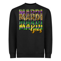 Black mardi gras Heavyweight Sweatshirt - CowGirlArtShop