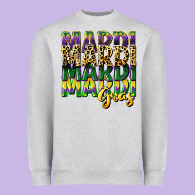 Mardi Gras Heavyweight Sweatshirt Designed By Cowgirlartshop