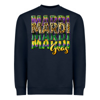 Navy mardi gras Heavyweight Sweatshirt - CowGirlArtShop