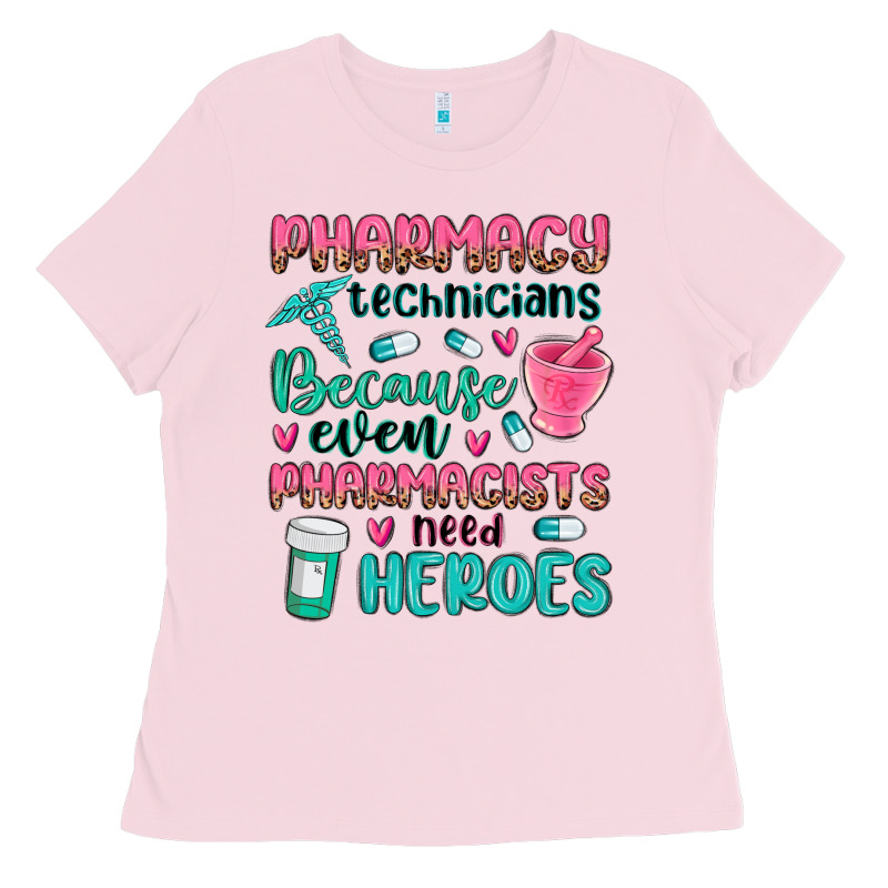 Pharmacy Technicians Ladies Tee by MaliasSmallBusiness | Teevron