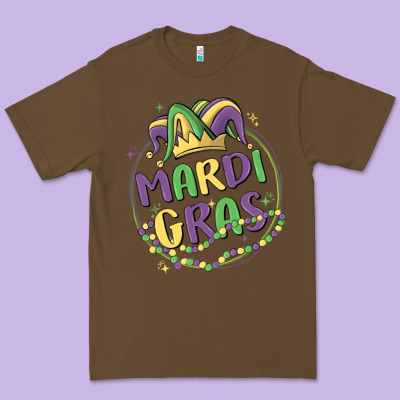 Mardi Gras Premium Tee Designed By Maliassmallbusiness