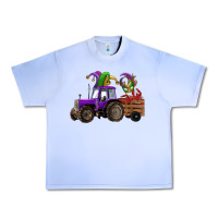 Grape Ice mardi gras mask crawfish farm tractor Urban Heavy Tee - RanaPortraitStore