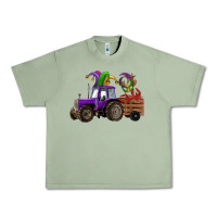 Oil Green mardi gras mask crawfish farm tractor Urban Heavy Tee - RanaPortraitStore