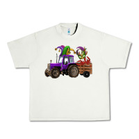 Pistachio mardi gras mask crawfish farm tractor Urban Heavy Tee - RanaPortraitStore