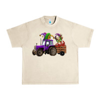 Sandshell mardi gras mask crawfish farm tractor Urban Heavy Tee - RanaPortraitStore