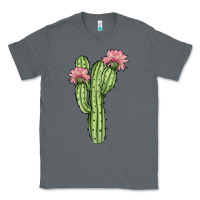 Charcoal Heather cactus 4 Classic Tee - JahusDesignShop