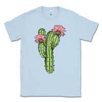 Dusty Blue cactus 4 Classic Tee - JahusDesignShop