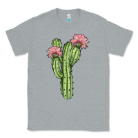 Heather Grey cactus 4 Classic Tee - JahusDesignShop
