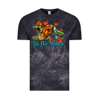 Cloud Black T- Rex Tis The Season Vintage Tee - RanaPortraitStore