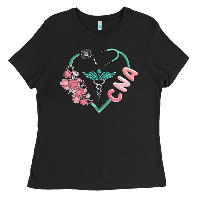 Cna Heart Ladies Tee by MaliasSmallBusiness | Teevron