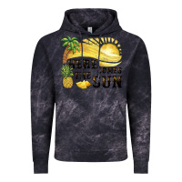 Cloud Black here comes the sun Vintage Hoodie - BarkalooDesign
