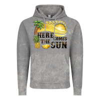 Cloud Rock here comes the sun Vintage Hoodie - BarkalooDesign