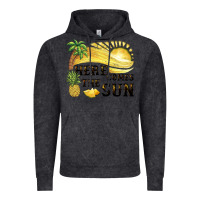 Vintage Black here comes the sun Vintage Hoodie - BarkalooDesign
