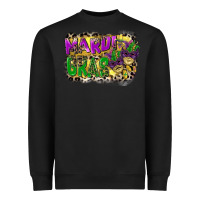 Black mardi gras Heavyweight Sweatshirt - CowGirlArtShop